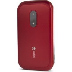 DORO 6040 Red - User-Friendly Mobile Phone with Big Buttons & Easy Navigation - Perfect for Seniors!